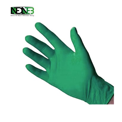 دستکش نیتریل نیتکس رنگ سبز بسته 100 و 10عددی (به روز رسانی شده)