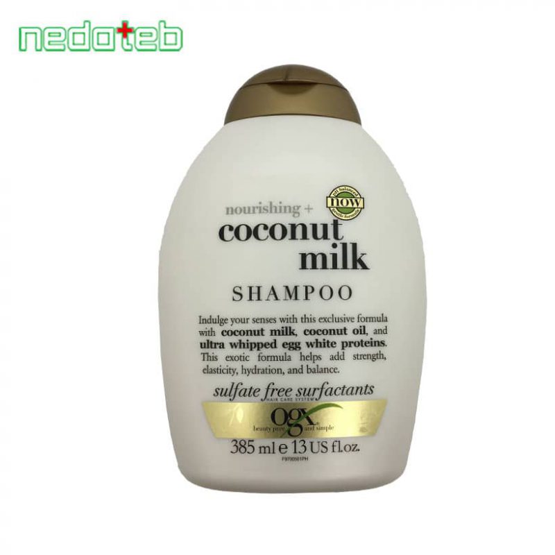 شامپو تقویت کننده او جی ایکس OgX مدل coconut Milk حجم 385ml